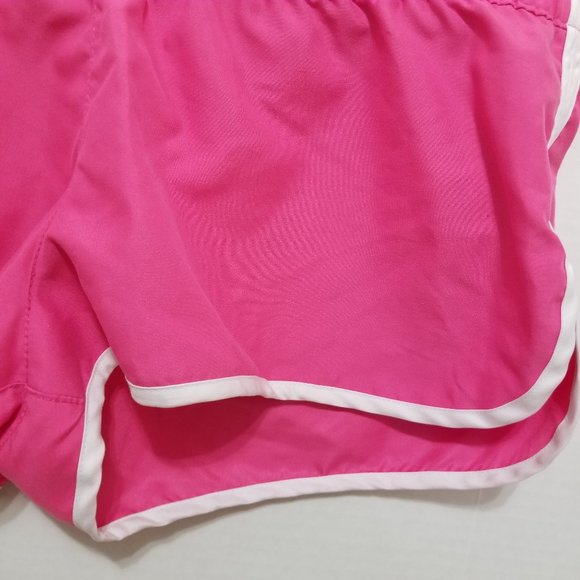 Xhilaration shorts Large running athletic workout tuxedo stripe pull on waist - Picture 6 of 15